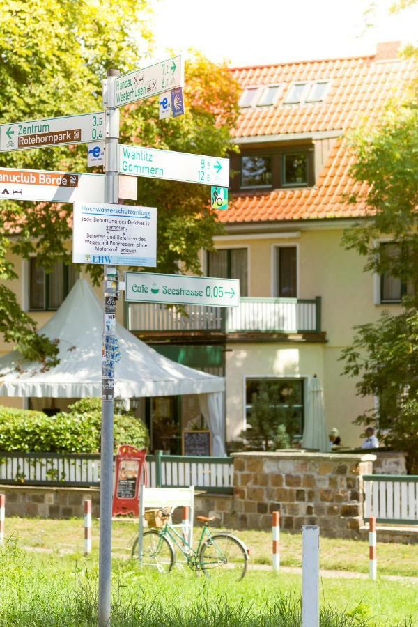 Cafe´Seestrasse Magdeburg Exterior foto